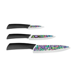 Набор ножей MIKADZO Imari (3 НОЖА) + ПОДСТАВКА Imari-W-ST-SET